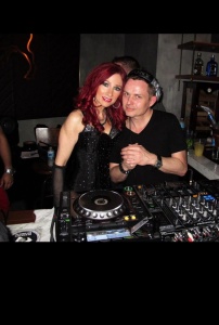 Jade with DJ/Peoducer, Stonebridge at Intercontinental. 